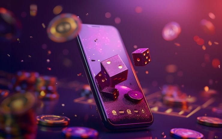 Tampilan visual game virtual sports dengan animasi olahraga